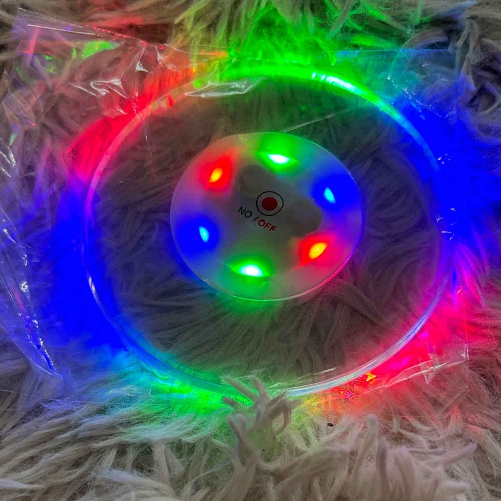 2 LED Coasters with Color Changing Light - Picture 3 of 3